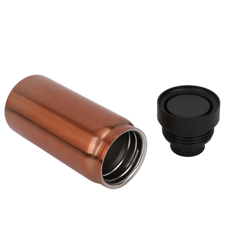 Termos ze stali nierdzewnej Edward, brązowy - 400 ml | PR-5080.28