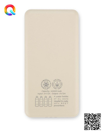 Power bank rPET REPPO 10000 mAh | BC-45129-17