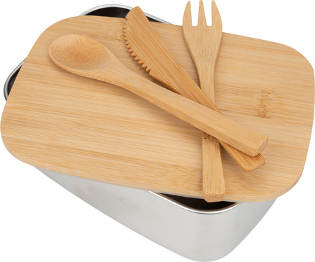 Lunch box ze sztućcami 1000 ml DIEST | EG-231313
