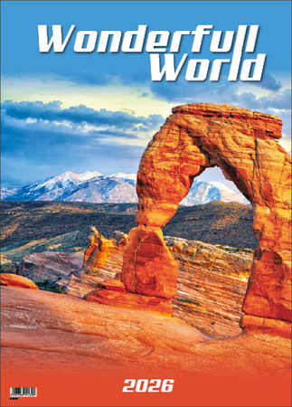 Kalendarz wieloplanszowy STANDARD – Wonderfull World | J-WP132