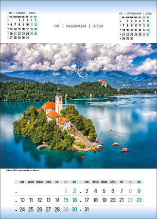 Kalendarz wieloplanszowy STANDARD – Wonderfull World | J-WP132