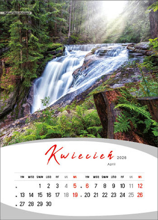 Kalendarz wieloplanszowy STANDARD – Magiczna Polska | J-WP 124