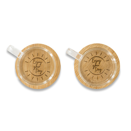 Zestaw szklanych filiżanek Liberika | RD-R85311.00