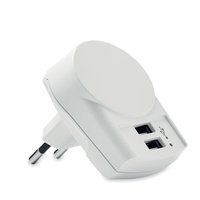 Ładowarka Euro USB (2xA) 12W EURO USB CHARGER 2XA | MO-MO6882-06