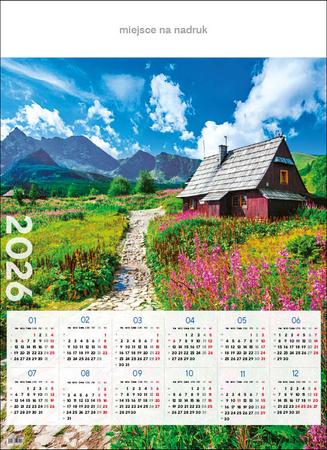 Kalendarz planszowy A1 – Hala Gąsienicowa | J-A 29