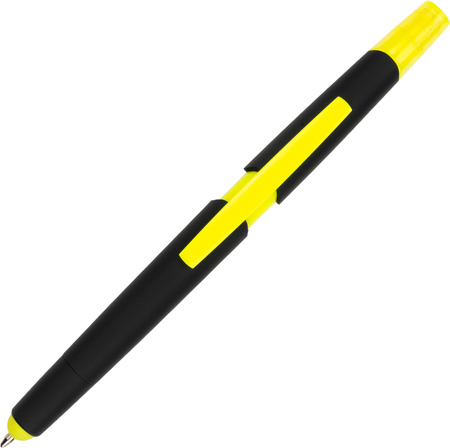 Długopis plastikowy z zakreślaczem touch pen | MC-1096508