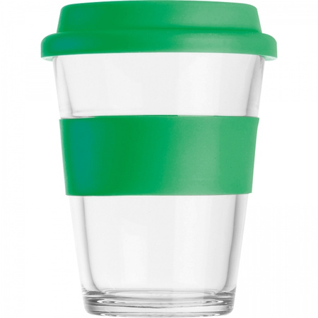 Kubek szklany z pokrywką 300 ml | MC-6257209