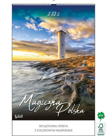 Kalendarz wieloplanszowy STANDARD – Magiczna Polska | J-WP124