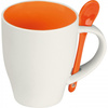 Kubek ceramiczny z łyżeczką 250 ml | MC-8509510