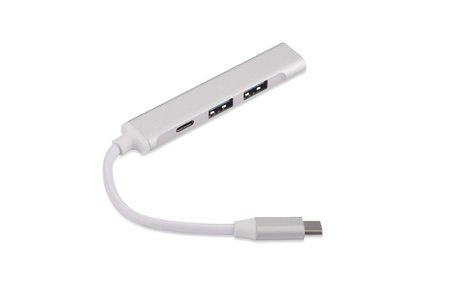 Rozdzielacz HUB USB z kablem typ C - ROSKO | BC-09163-00