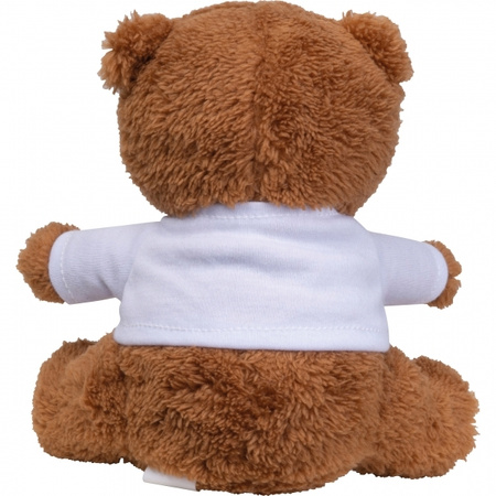 Pluszowy miś z poliestru z recyklingu HELSINKI | EG-545601