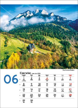 Kalendarz wieloplanszowy STANDARD – Malownicza Polska | J-WP118