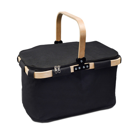 Kosz termiczny na zakupy Woody, czarny | RD-R08151.02