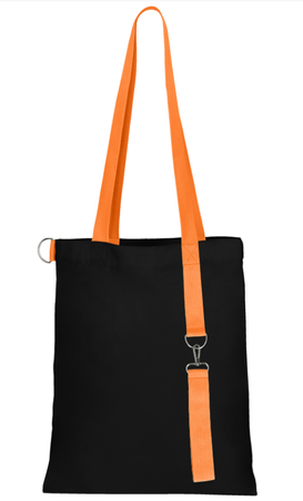 Torba na zakupy BAGSY Black GLOW, pomarańczowy | PR-25007.07