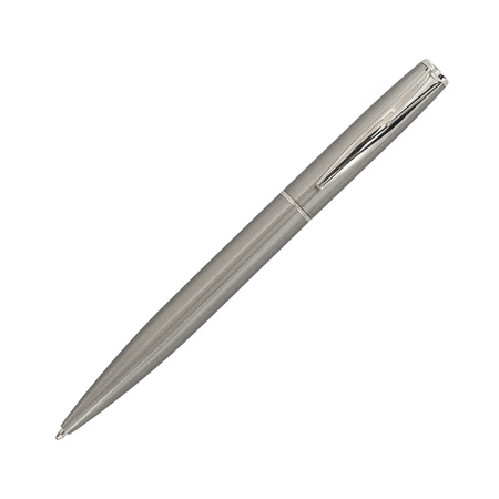 Metalowy długopis w pudełku Silvery, srebrny  | R02331.01