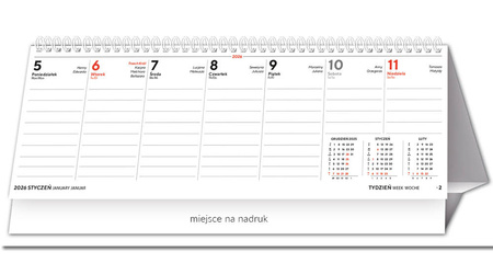 Terminarz biurkowy STOJĄCY – Koty | J-TBS 158