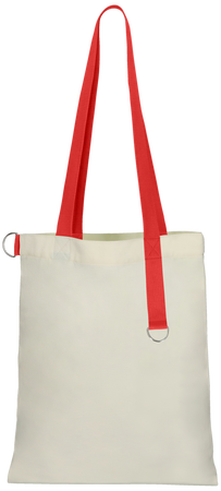 Torba na zakupy BAGSY White GLOW, czerwony | PR-25006.05