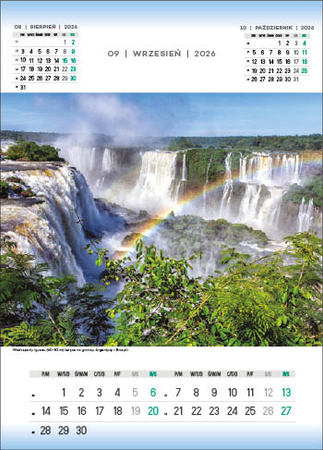 Kalendarz wieloplanszowy STANDARD – Wonderfull World | J-WP 132