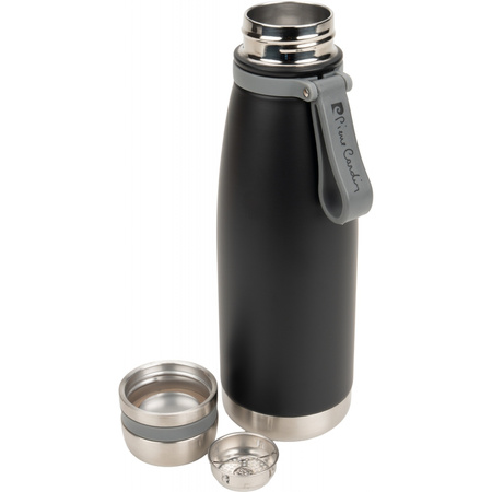 Butelka termiczna Pierre Cardin 650 ml czarna | MC-B90501