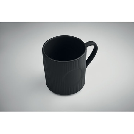 Kubek ceramiczny w prążki 340 ml RIBMUG | MO-MO2397-03