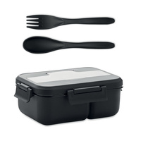 Lunch box ze sztućcami z PP | MO-MO6646-03