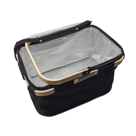 Kosz termiczny na zakupy Woody, czarny | RD-R08151.02