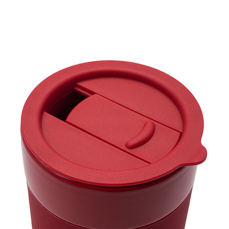 Kubek ceramiczny Caldo 370 ml, czerwony | RD-R85322.08