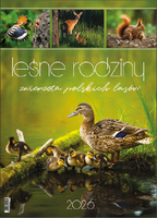 Kalendarz wieloplanszowy STANDARD – Leśne rodziny | J-WP128