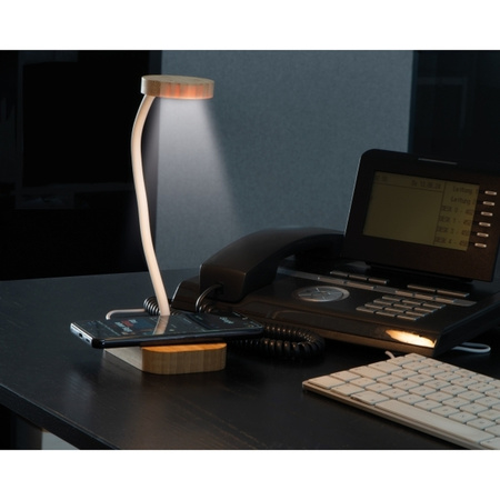 Lampka stojąca z ładowarką indukcyjną TOMSK | EG-438713