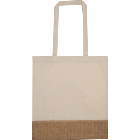 Torba bawełniana z jutowym dnem 140 g/m2 | MC-6139906