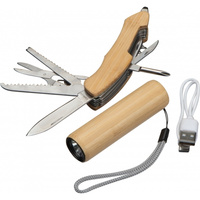Zestaw latarka i scyzoryk OLDHAM | EG-379513