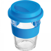 Kubek szklany z pokrywką 300 ml | MC-6257204