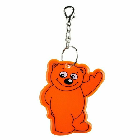 Brelok odblaskowy Beary, pomarańczowy | R73245.15