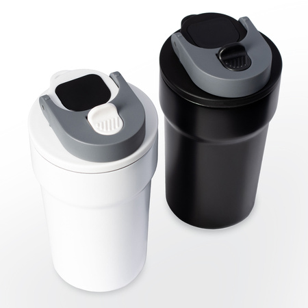 Termos ze stali nierdzewnej Daisy, czarny - 550 ml | PR-5074.02