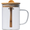 Kubek szklany z łyżeczką JACKSON 420 ml | EG-322466