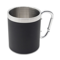 Kubek stalowy Magaro 300 ml, czarny | RD-R08463.02