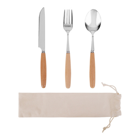 Sztućce stalowe w woreczku Nantes | RD-R17156.13