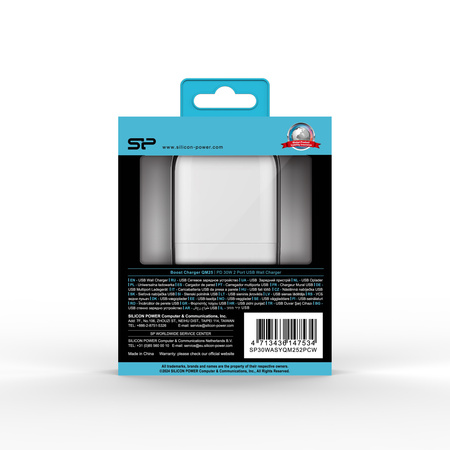 Ładowarka sieciowa QM25 SILICON POWER | EG-EG834106