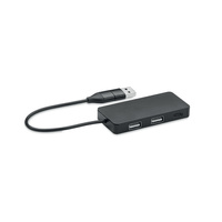 3-portowy hub USB kabel 20cm | MO-MO2142-03