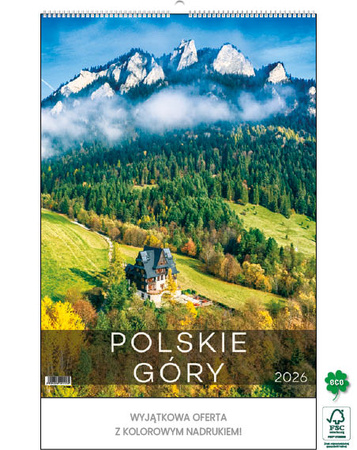 Kalendarz wieloplanszowy STANDARD – Polskie góry | J-WP 117