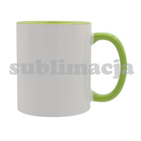 Kubek z z powłoką sublimacyjną Gaeta 330 ml, jasnozielony | R85319.55