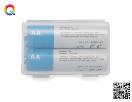 Zestaw akumulatorków AA 1600 mAh | BC-09125