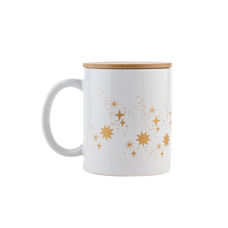 Kubek ceramiczny "Hello Christmas", biały | RD-X85306.06