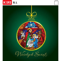 Karnet świąteczny CLASSIC | J-K 192