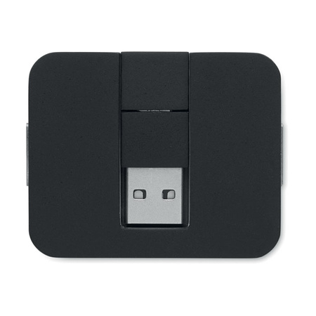 4-portowy hub USB SQUARE-C | MO-MO2254-03