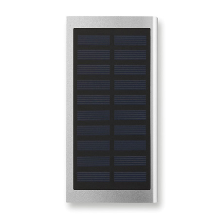 Solarny powerbank 8000 mAh SOLAR POWERFLAT | MO-MO9051-16