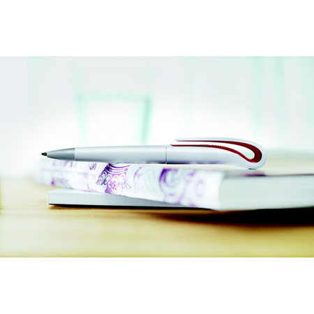 Przekręcany długopis, ABS WHITESWAN | MO-MO7793-05