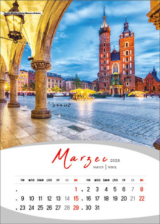 Kalendarz wieloplanszowy STANDARD – Magiczna Polska | J-WP 124