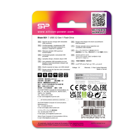Pendrive Silicon Power Blaze B21 3,1 | EG-EG 815403 32GB