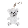 Brelok odblaskowy Teddy, transparentny | R73235.06